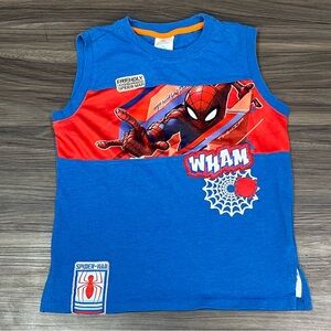 Disney Parks Friendly Neighborhood Spider-Man Boy's Graphic Tank Top Size 7/8